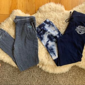 Girls Blue Sweatpants Jogger Set